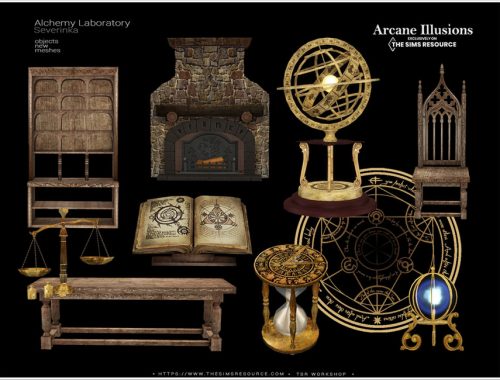 ArcaneIllusions AlchemyLaboratory Pt.I furnuture
