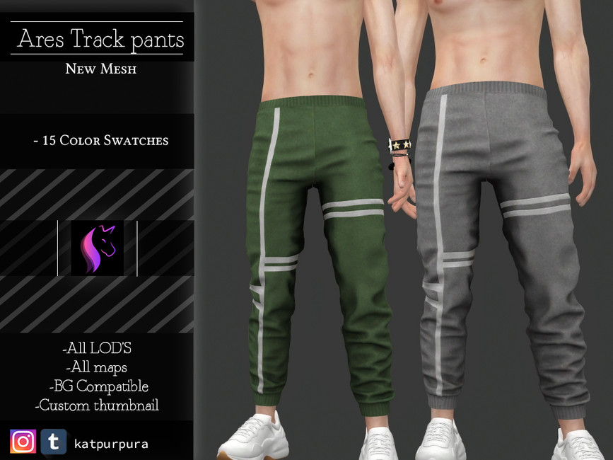 Ares Track Pants The Sims 4 Catalog