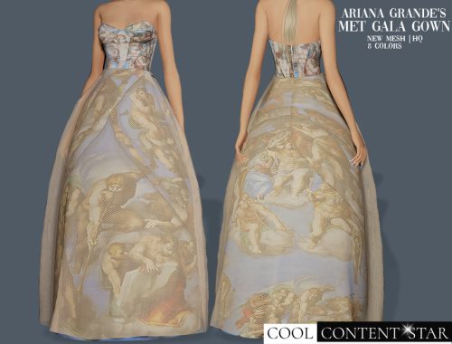 Ariana Grande's Met Gala Gown (patreon)