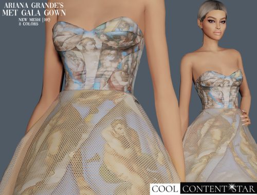 Ariana Grande's Met Gala Gown (patreon)