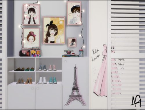 Aria's Fashionista Bedroom