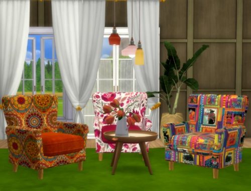 Armchair by Oldbox at All 4 Sims