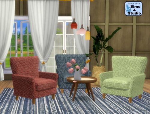 Armchair by Oldbox at All 4 Sims