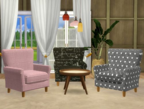 Armchair by Oldbox at All 4 Sims