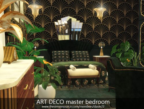 ART DECO master bedroom