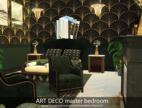 ART DECO master bedroom