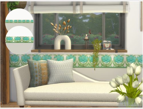 Art Nouveau Floral Walls