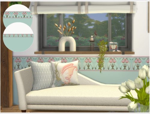 Art Nouveau Floral Walls
