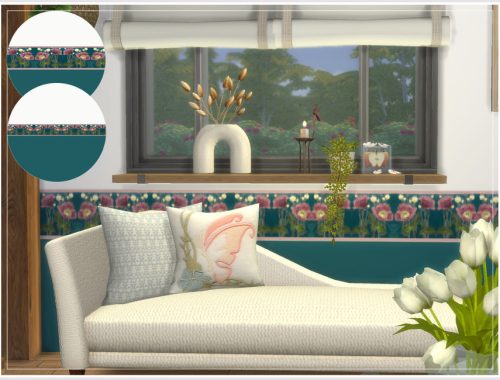 Art Nouveau Floral Walls
