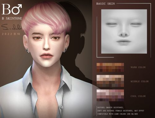 Asian Male overlay skintone (B1022)