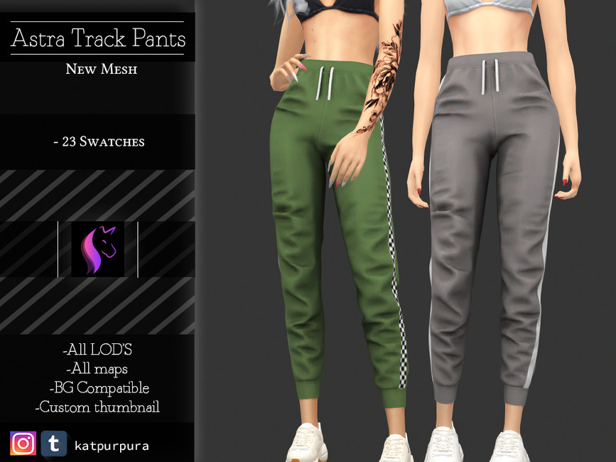 Astra Track pants - The Sims 4 Catalog