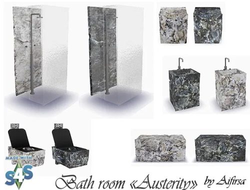 Austerity bathroom set at Aifirsa