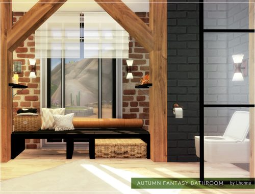 Autumn Fantasy Bathroom