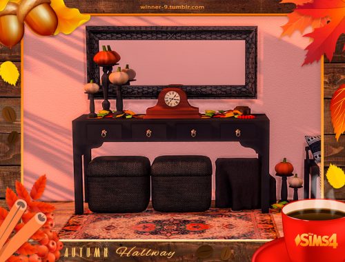 Autumn hallway
