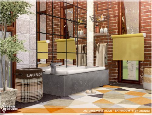 Autumn Vibes Home - Bathroom /TSR CC only/