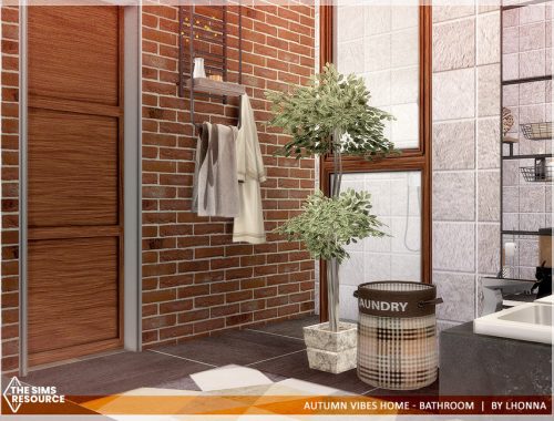 Autumn Vibes Home - Bathroom /TSR CC only/