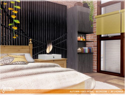 Autumn Vibes Home - Bedroom /TSR CC only/
