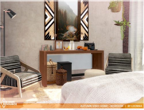 Autumn Vibes Home - Bedroom /TSR CC only/