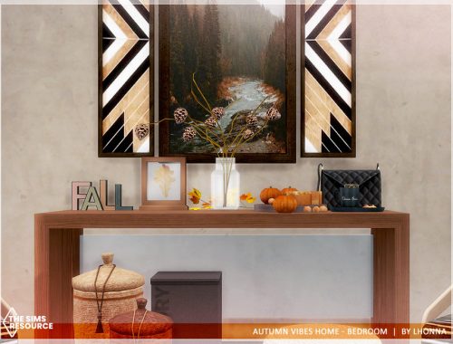 Autumn Vibes Home - Bedroom /TSR CC only/