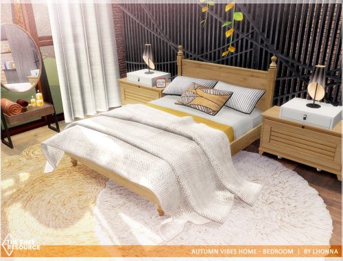 Autumn Vibes Home - Bedroom /TSR CC only/