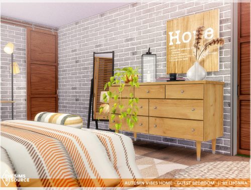 Autumn Vibes Home - Guest Bedroom /TSR CC only/