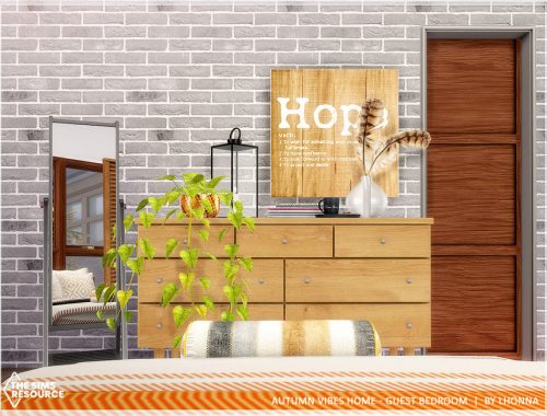 Autumn Vibes Home - Guest Bedroom /TSR CC only/