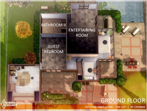Autumn Vibes Home - The Lot /TSR CC only/