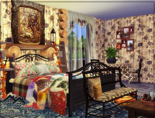 AUTUMN VILLAGE-BEDROOM