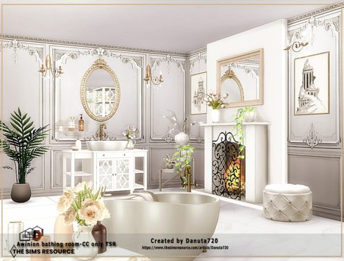 Awinion bathing room-CC only TSR