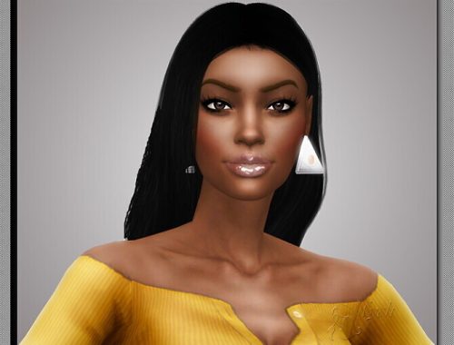 Aya Nakamura by Mich-Utopia at Sims 4 Passions