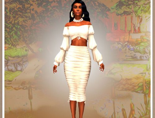 Aya Nakamura by Mich-Utopia at Sims 4 Passions