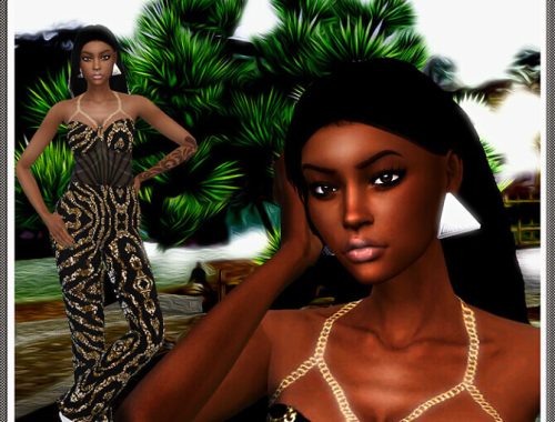 Aya Nakamura by Mich-Utopia at Sims 4 Passions