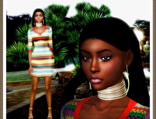 Aya Nakamura by Mich-Utopia at Sims 4 Passions