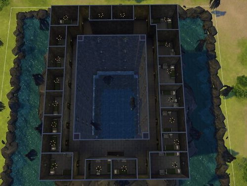 Azkaban prison Harry Potter builds by iSandor