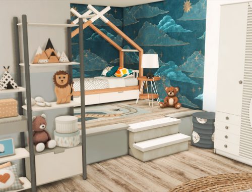 Azure Kids Bedroom