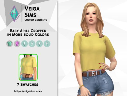 Baby Ariel Cropped in More Solid Colors