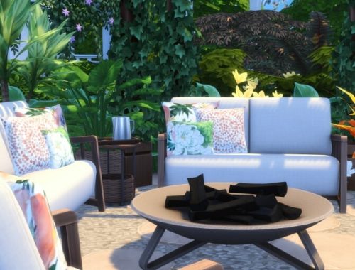 Bamba Seating – Outdoor Inspired Comfort Set at Simsational Designs