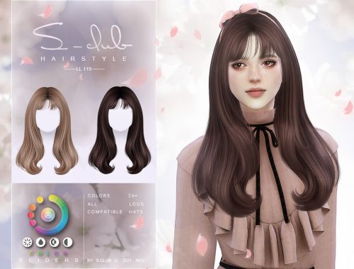 Bang curly hair (yuki)