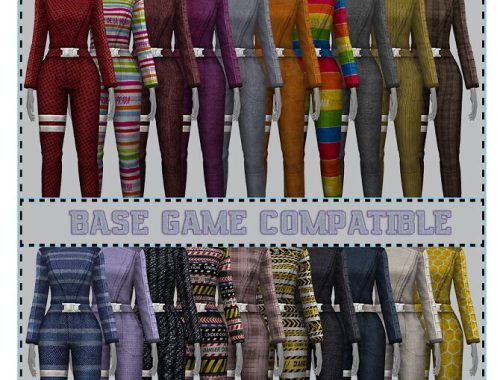 BASE GAME COMPATIBLE Jumpsuit at Jenni Sims