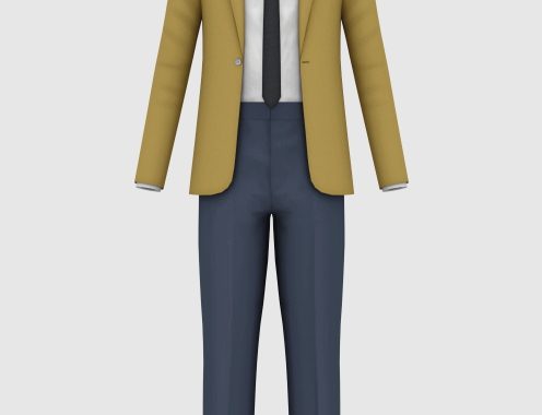 Basic Male Open Suit at Happy Life Sims