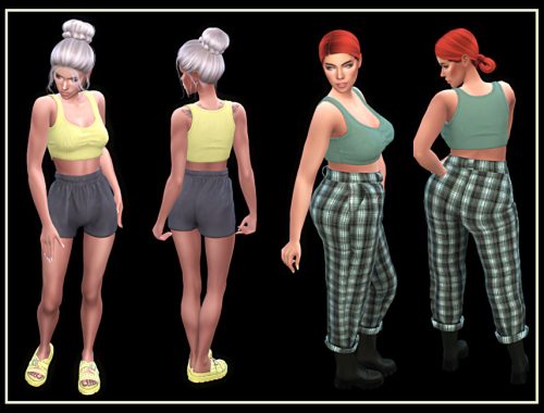 Basic short top