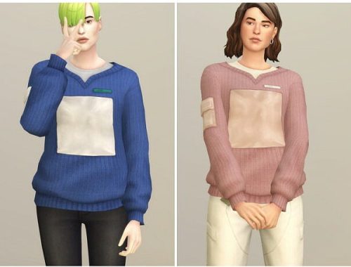 Basic sweater V F