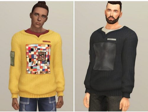 Basic sweater V M
