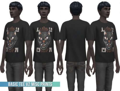 Basic Tee v2 Misc Prints at Busted Pixels