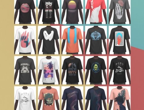 Basic Tee v2 Misc Prints at Busted Pixels