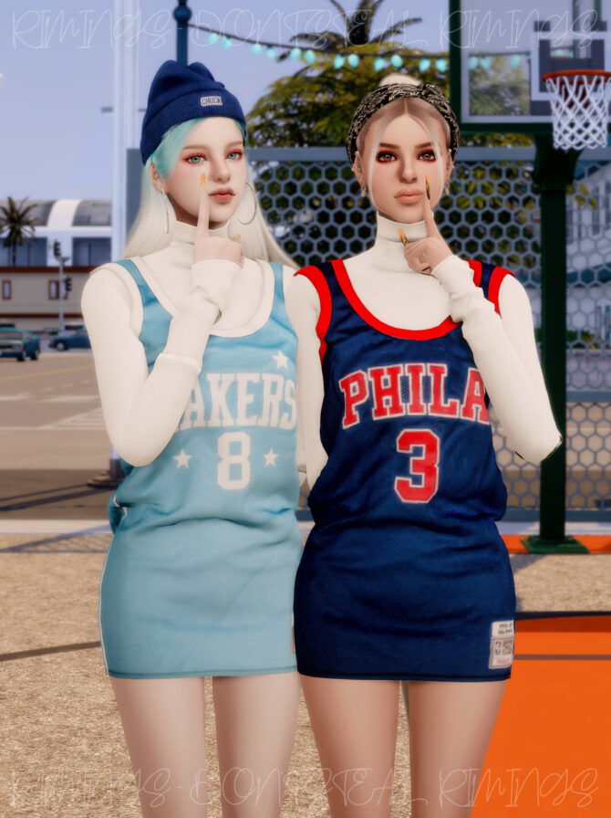 Basketball Uniform Dress - The Sims 4 Catalog
