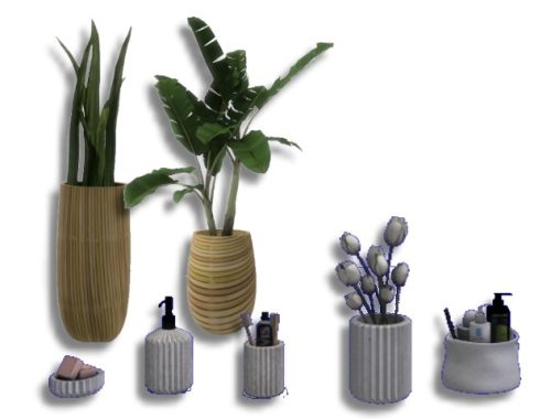 Bath Items by Oldbox at All 4 Sims