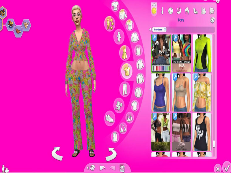 Be-A-Barbie HotPink CAS background - The Sims 4 Catalog