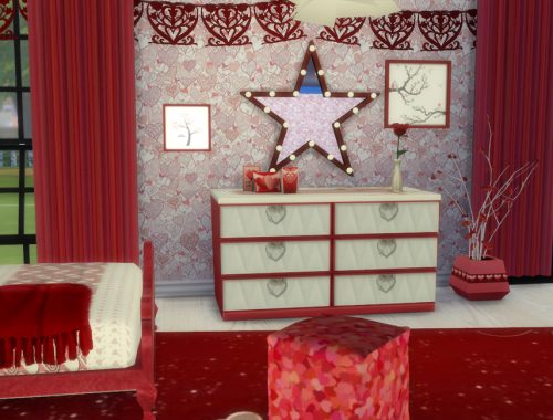 Be My Valentine Bedroom Set
