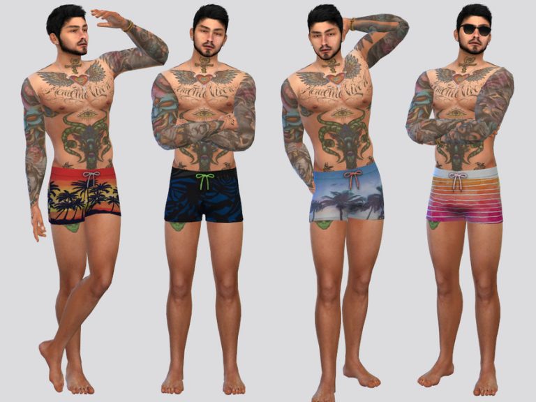 Beach Trunks - The Sims 4 Catalog